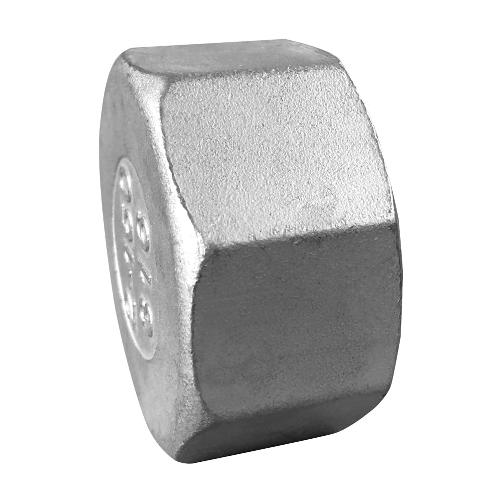 Tappo femmina filettato dimensioni da 1/2” a 2" in acciaio inox SS316