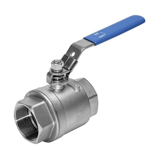 Valvola a sfera con maniglia a leva FF dimensioni da 1/2” a 2" in acciaio inox SS316